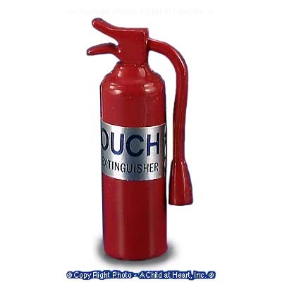 (*) Red Dollhouse Fire Extinguisher