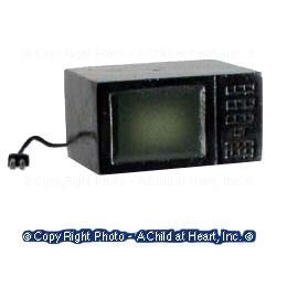 &sect; Sale .50&cent; Off - Black Microwave with Cord