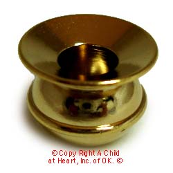 Solid Brass Dollhouse Spitoon