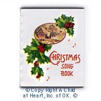 Readable Dollhouse Christmas Song Book