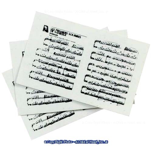 (&sect;) Sale .10&cent; Off - 3 pc Dollhouse Sheet Music