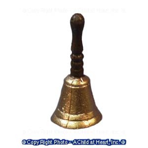 (&sect;) Sale - Dollhouse Metal School Bell