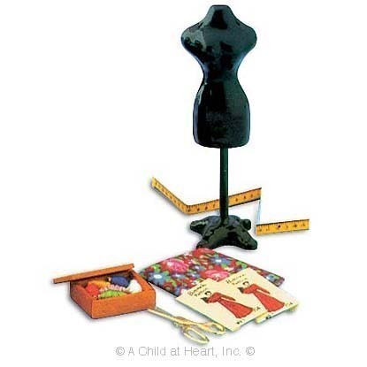 Dollhouse Miniature Dressmaker Set
