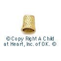(&sect;) Sale - Dollhouse Miniature Thimble (Sewing)