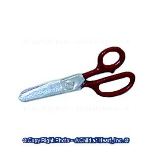 Sale - Large Dollhouse Sewing Scissors
