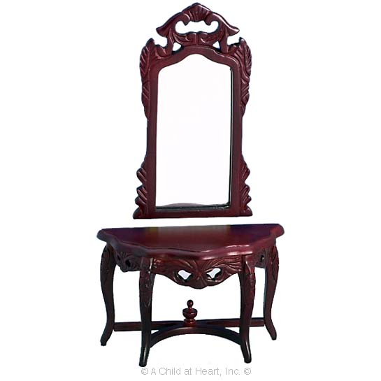 Disc $6 Off - Mahogany Mirror & Console