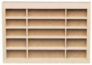 Unfinished - Dollhouse Store Shelf