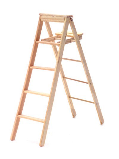 (&sect;) Sale .50&cent; Off - 5 inch Wooden Step Ladder