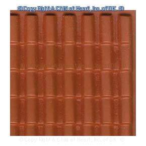 Red Adobe Tile Panel (PVC)