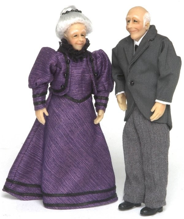 Dollhouse Victorian Grandparents