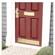 Dollhouse Brass Door Kick Plate